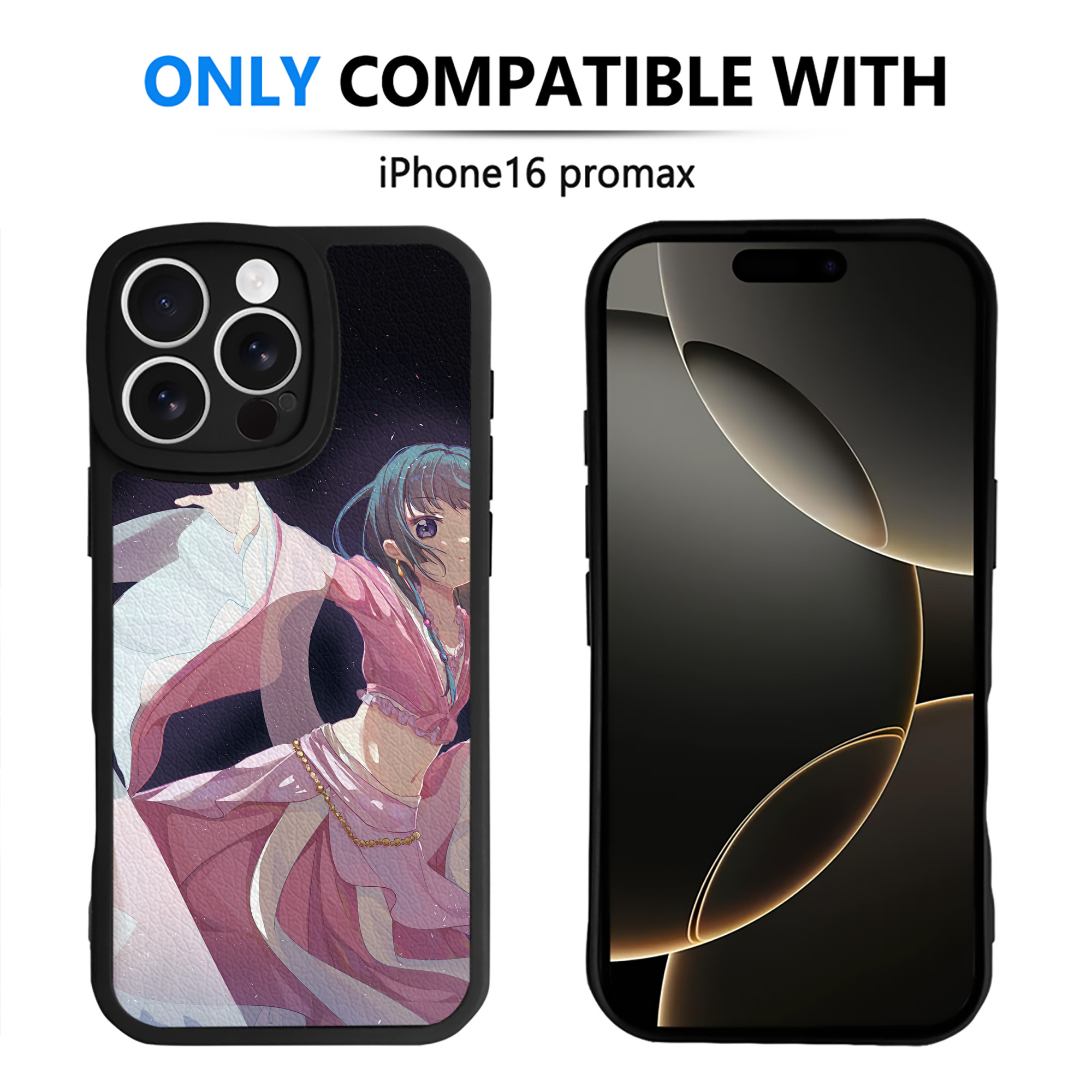 （画像用） 薬屋のひとりごと The Apothecary Diaries 【iPhone 16シリーズ対応】シリコンスマホケース（レザー調） 材質：シリコン